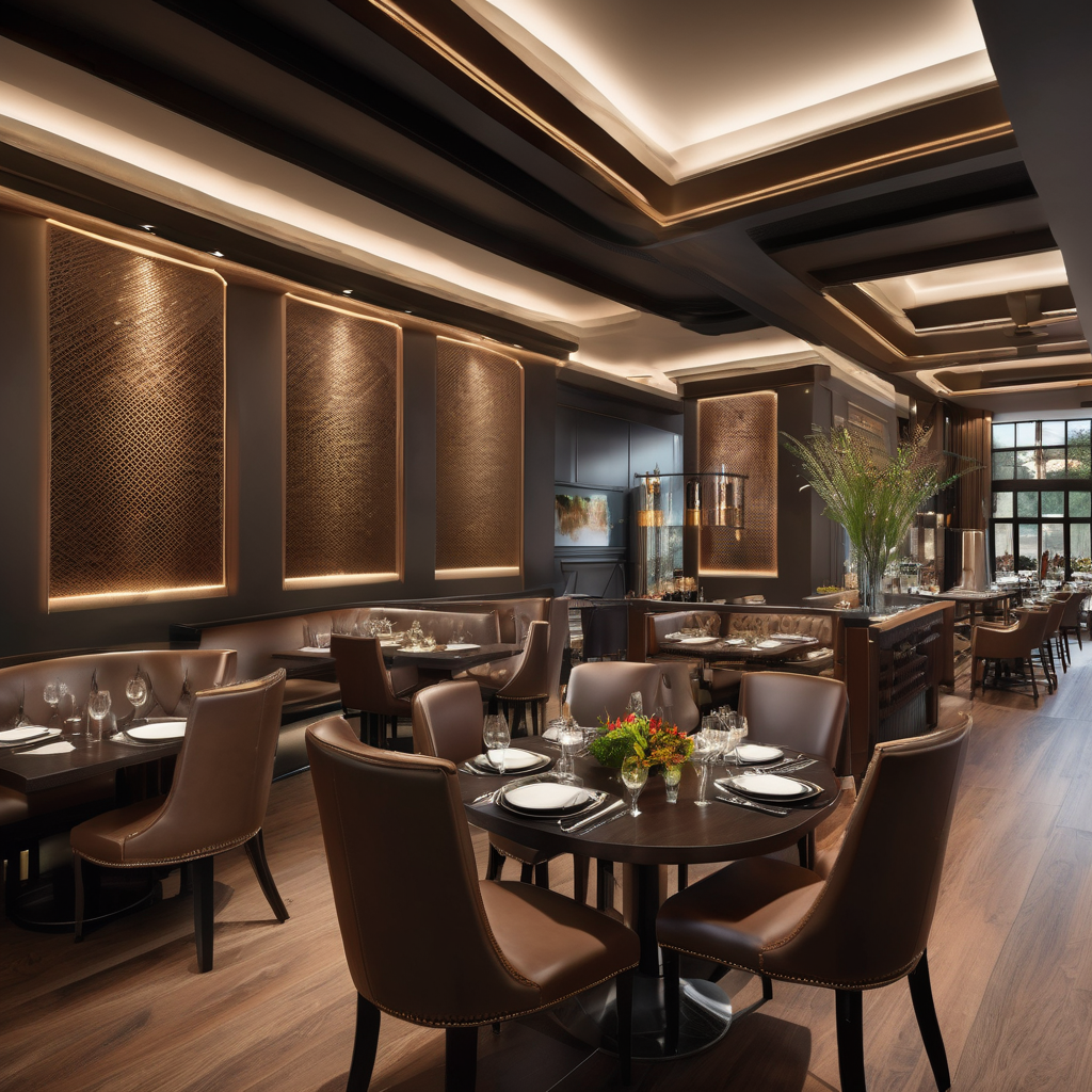 Exceptional restaurant venue showcasing upscale design