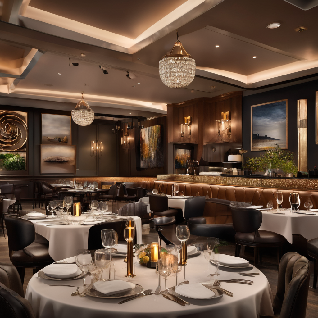 Upscale restaurant atmosphere with live music entertainment